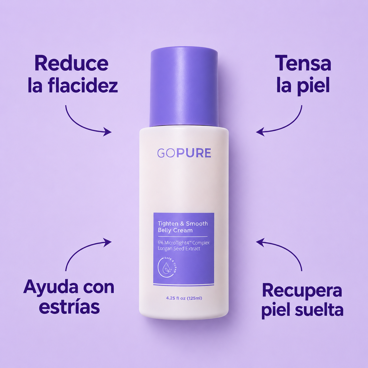 Crema Reafirmante Corporal | Resultados visibles en 30 días